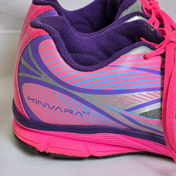 Saucony Kinvara 4 Running Shoes, Pink/Gray/Purple, Women's 6M, Fair/Good Used - Picture 14 of 16